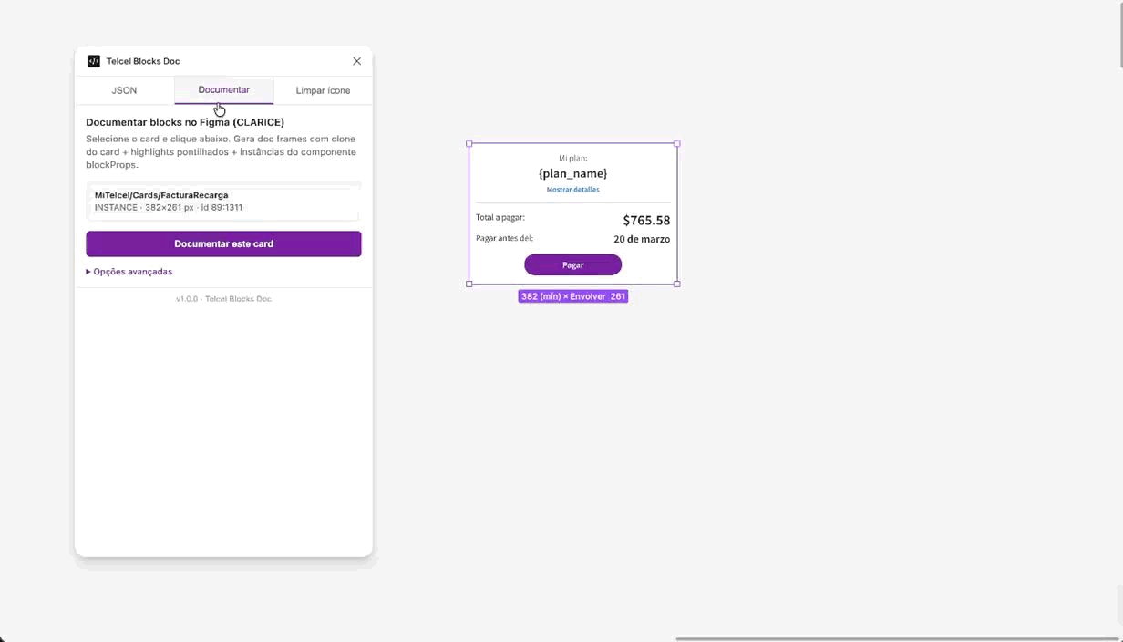 Block documentation in Figma